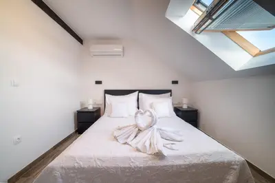 Krevet ili kreveti u jedinici u objektu Eagle view Apartment Tisno