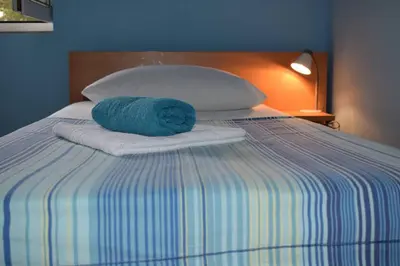 Krevet ili kreveti u jedinici u objektu Apartments Teo