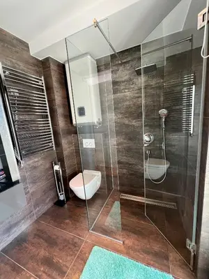 Kupaonica u objektu Luxury Laurus Penthouse with awesome sea view