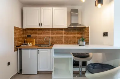 Kuhinja ili čajna kuhinja u objektu Studio Apartment Carpe Diem