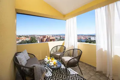 Balkon ili terasa u objektu Garden Boutique Apartments