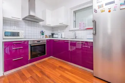 Kuhinja ili čajna kuhinja u objektu Apartment Belle Vue