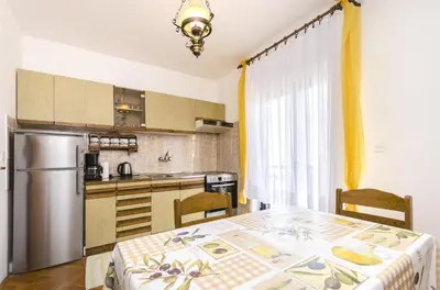 Kuhinja ili čajna kuhinja u objektu Apartments Nada