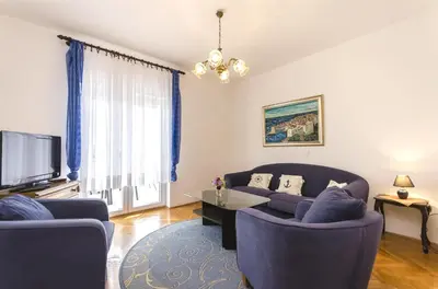 TV i/ili zabavni centar u objektu Apartments Nada