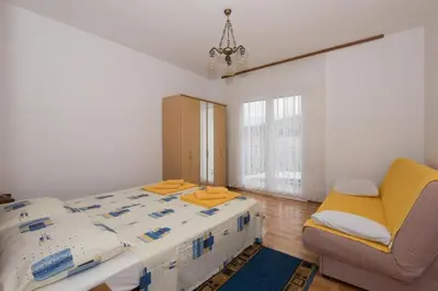 Krevet ili kreveti u jedinici u objektu Apartment in Stupin Celine with sea view, balcony, air conditioning, WiFi 5149-1