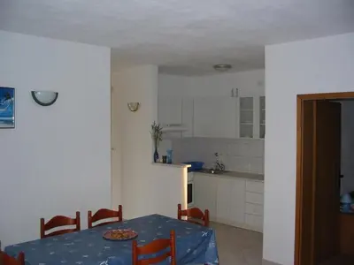 Kuhinja ili čajna kuhinja u objektu Apartment in Razanj with sea view, terrace, air conditioning, WiFi 5150-1