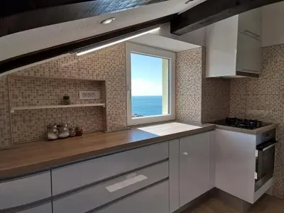 Kuhinja ili čajna kuhinja u objektu Apartment in Bilo with sea views, terrace, air conditioning, WiFi 5151-1