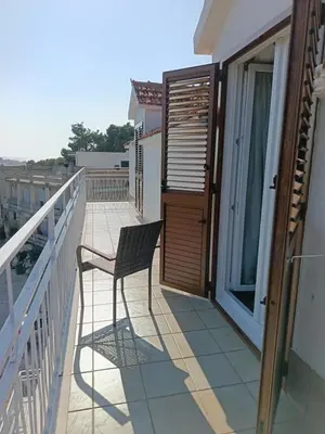 Balkon ili terasa u objektu Apartment in Primosten with sea view, terrace, air conditioning, WiFi 5155-2