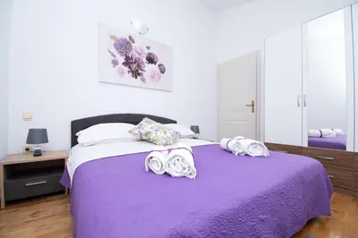 Krevet ili kreveti u jedinici u objektu Apartmani Selo Luka