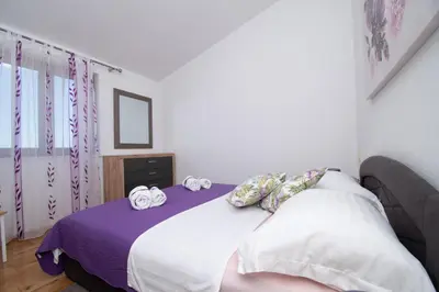 Krevet ili kreveti u jedinici u objektu Apartmani Selo Luka