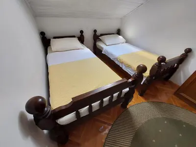 Krevet ili kreveti u jedinici u objektu Breza beach apartments