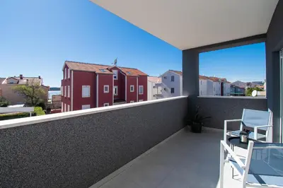 Balkon ili terasa u objektu Apartman Benmi