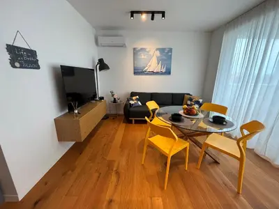 TV i/ili zabavni centar u objektu Luxury apartment Mon Soleil