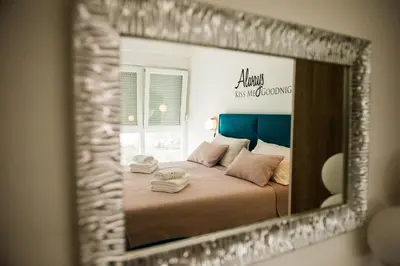 Krevet ili kreveti u jedinici u objektu Apartment Mediteran