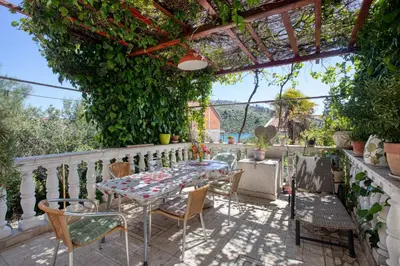 Balkon ili terasa u objektu Apartments by the sea Stupin Celine, Rogoznica - 21043
