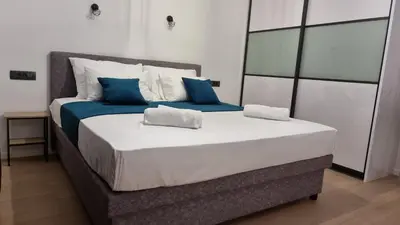 Krevet ili kreveti u jedinici u objektu Vila Geminos II