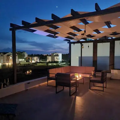 Balkon ili terasa u objektu Vila Geminos I