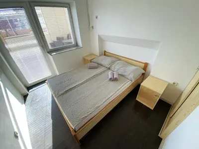 Krevet ili kreveti u jedinici u objektu Comfortable Apartment in Vodice / 53 m² / Stunning ViewB
