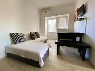 Krevet ili kreveti u jedinici u objektu Comfortable Apartment in Vodice / 53 m² / Stunning ViewB