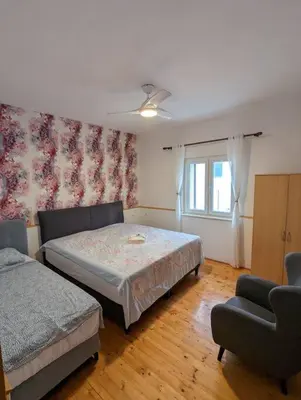 Krevet ili kreveti u jedinici u objektu Two bedrooms apartment 50m from the beach