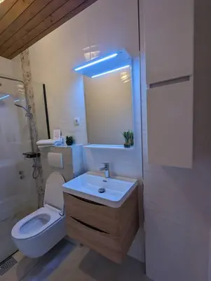 Kupaonica u objektu zeezicht appartement 50m from beach
